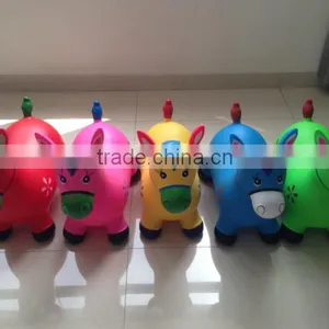 Kids Best Friend PVC Eco Friendly Printed Pattern Bouncing Animal Toy With Music thumbnail-6