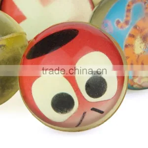 Elasticity Balls Toys Small Hard Rubber Bouncy Balls Kids Toy Hard Rubber Ball Paper Card Jumping Ball thumbnail-3