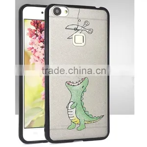 Silk Pattern Tpu+pc Bumper Case Back Cover for Xiaomi mi 5 Mimax Redmi Note 4 3 2 1 c i Pro Prime thumbnail-5