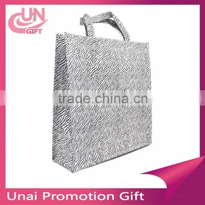 Customized Eco-friendly Reusable Portable Laminated Non Woven Grocery Tote Bag, Recycle Non-Woven Fabric Bag thumbnail-1
