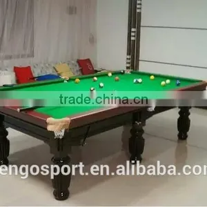 2016 Best Selling Solid Wood 8ft High Quality Billiard Pool Snooker Games Table thumbnail-1
