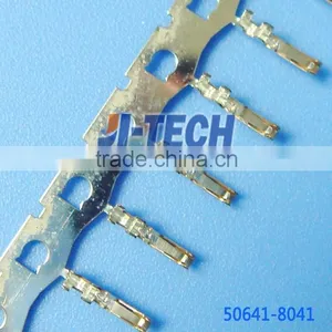Electrical Crimp Receptacle Terminal Female Molex 50641 Series Connector 50641-8041 28-30AWG Reel Gold thumbnail-6