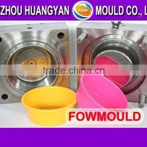 1 Cavity Colored Household Plastic Washbasin Injection Mould thumbnail-1