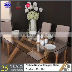 Plexiglass Dining Room Glass Diner Table Homes Furniture thumbnail-1