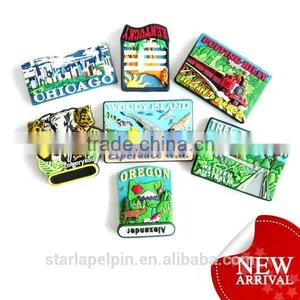 Custom Blank Tourist Souvenir 3d Fridge Magnets thumbnail-1