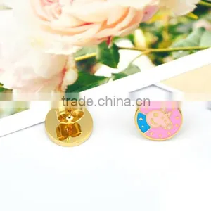 Stainless Steel Enamel Earring , Children Jewelry Gold Stud Earring thumbnail-2