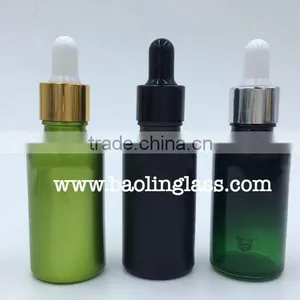 1oz Eliquid Childproof Tamper Cap Black Glass Bottle 30ml thumbnail-1