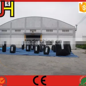 Custom 16 Pcs Black PVC Inflatable Nerf Bunkers For Sport Game thumbnail-2
