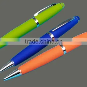 Popular Good Quality Innovative Smart Patent Colored Metal USB Pen Usb Ballpoint Pen thumbnail-2