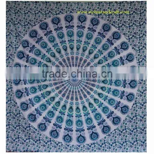 China Tapestry Twin Bedspread Cotton Printed Single Dorm Bed Cover Manufacturing Tapestries Bed Sheet thumbnail-3