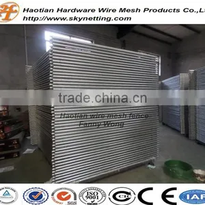 Hot Dipped Galvanized Welded Wire Mesh Australia Temporary Fence Panel Construction Site Fence School Fence With Pipe Frame thumbnail-6
