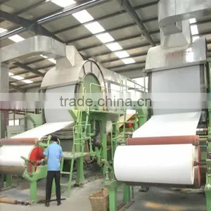 High Speed 1880mm Toilet Tissue Paper Making Machine/Capacity 4-6T Per Day Paper Production Line thumbnail-1