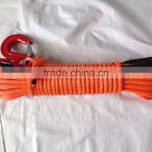 Orange High Molecular Polyethylene Synthetic Winch Rope thumbnail-1