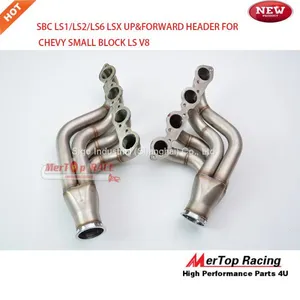Mertop Race SBC LS1/LS2/LS6 LSX UP&FORWARD TURBO MANIFOLD HEADER FOR CHEVY SMALL BLOCK LS V8 thumbnail-2
