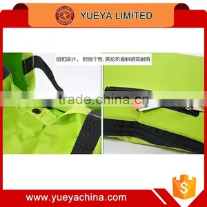 Green Shopping Cart Compact Tote Grocery Bag 2 Wheels Trolley For Storage thumbnail-6