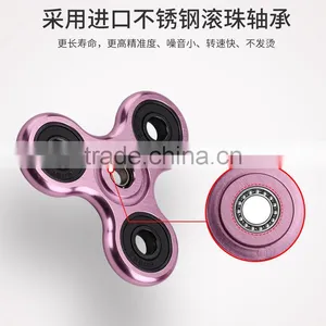 2017 New Fidget Spinner Clover Aluminium Alloy Fidget Spinner Hand Finger Spinner Metal Tri Spinner thumbnail-1