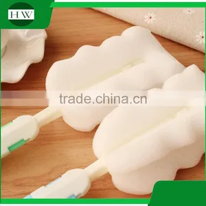 Kitchen Plastic Removable Detachable Foldable Sponge Long Handle Hanging Cup Bottle Clean Cleaning Brush thumbnail-5