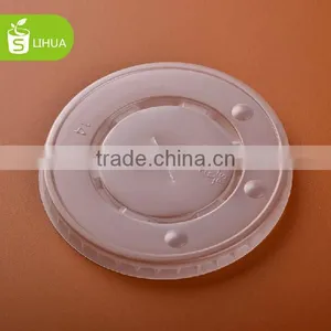 Custom Clear Plastic PS Flat Lids for Paper Cup China Manufactory Price thumbnail-4