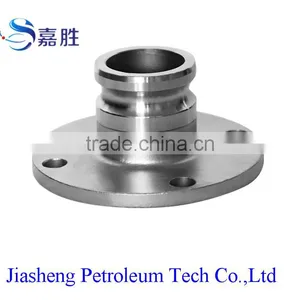 Stainless Steel Camlock Quick Coupler Round Falnge Type With Male thumbnail-1
