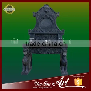 Decoration Black Stone Marble Basin Indoor thumbnail-1