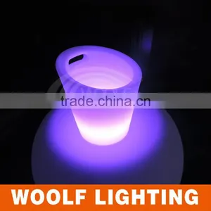 Color Changing PE Plastic Flower Pot Garden Waterproof Glowing Led Outdoor Garden Flower Pots for Outdoor thumbnail-5
