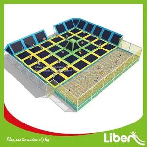 CE Approved Kids Best Indoor Trampoline Park for Sale thumbnail-1