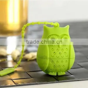 CY166 Owl Tea Infuser Adjustable Silicone Loose Leaf Tea Strainers thumbnail-2