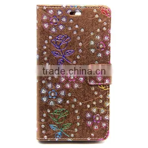 Hot Selling PU Leather Phone Case Peacock Pattern Case Flip Leather Case for Wiko Rainbow thumbnail-1