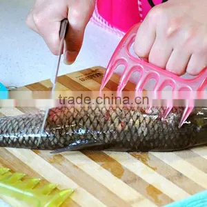 Plastic Onion Tomato Vegetable Steak Slicer Cutting Aid Guide Holder thumbnail-2