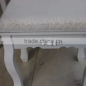 French Style Dressing Table With 3 Mirrors and Chair thumbnail-6