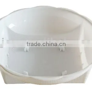 Square Round Dish White thumbnail-1