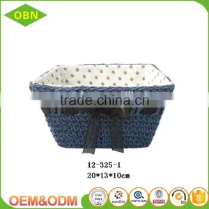 Wholesale Colorful Cheap Mini Woven Crochet Basket thumbnail-2