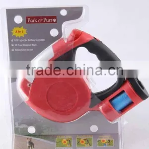 Rope Dog Leash With Pet Rubbish Bag thumbnail-1