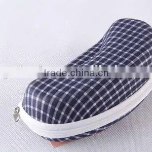 Textile Fabrics Glasses Box With Grid Pattern/glasses Box thumbnail-1