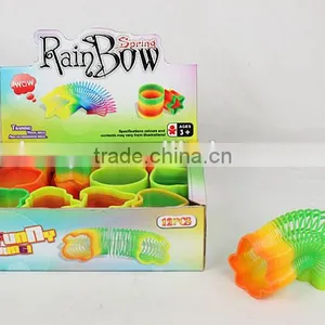 Hot Sale Kids Plastic Colorful Rainbow Spring Toys Educational Classic Toys/promotional Toys Raibow Circle thumbnail-1