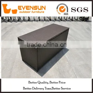Traditional Cube Storage Rattan Box Wicker Furniture thumbnail-4