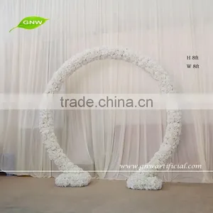 GNW FLW1512-1 Artificial Flower Arch for Wedding Decoration thumbnail-1