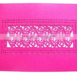 2017 China Hot Sale Practical New Products Home Party Interior Decoration Eco Friendly Useful Item Handmade Felt Place Mat thumbnail-1