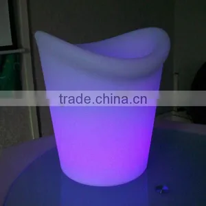 Plastic Direct Price Rechargeable Colorful Led Champagne Bucket thumbnail-1