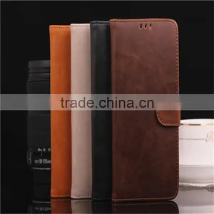 High Quality Crazy-horse PU Card Bumper/pocket Cell Phone Case for Samsung thumbnail-1