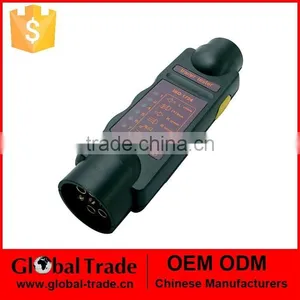 Towing Socket & Trailer Tester .7 Pin Plug (Brass Pin).A1728. thumbnail-1
