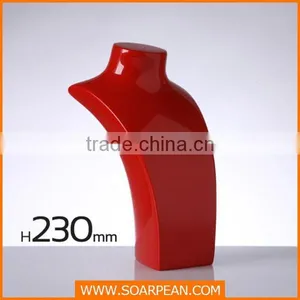 High-end Red Neck Mannequin for Jewelry Display Stand thumbnail-2