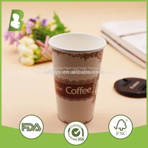 Fashional Style Top Quality Logo Printed Custom Disposable Paper Cup thumbnail-1