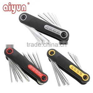 T Type Handle Hex Wrench(spanner) Foldable Hex Key Wrench Folding Aluminum Alloy thumbnail-1