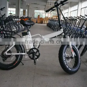 2016 Top Seller High Speed 20 Inches Electric Folding Fat Tire Bike Hasky Bike thumbnail-1