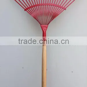 Metal Garden Tool Iron Leaf Rake thumbnail-2