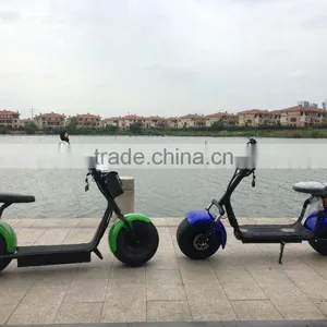 1000w60v Citycoco/seev/woqu Electric Fat Tire Scooter/harley E-scooter/cheap E-scooter thumbnail-5