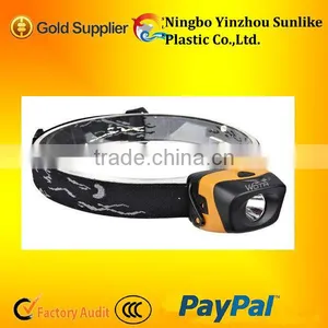 1w LED Camping Light/Strong Waterproof Bald Head Lamp thumbnail-1