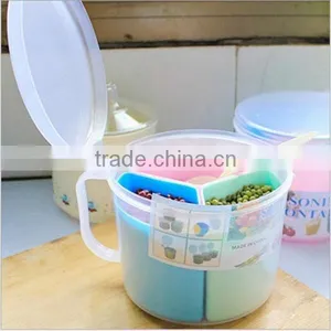 Custom One Big Box + 3 Samll Box Food-Grade Plastic Seasoning Container Storage Box Spice Case Supplier thumbnail-3
