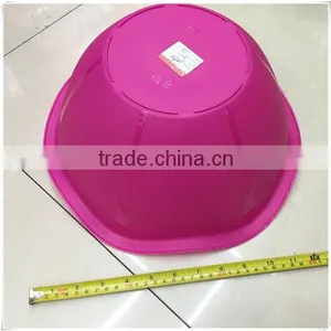 2015 NEW High Quality Cheap Price Round Plastic Salad Bowl 5L Big Size thumbnail-2